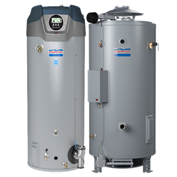 Gas commercial water heaters